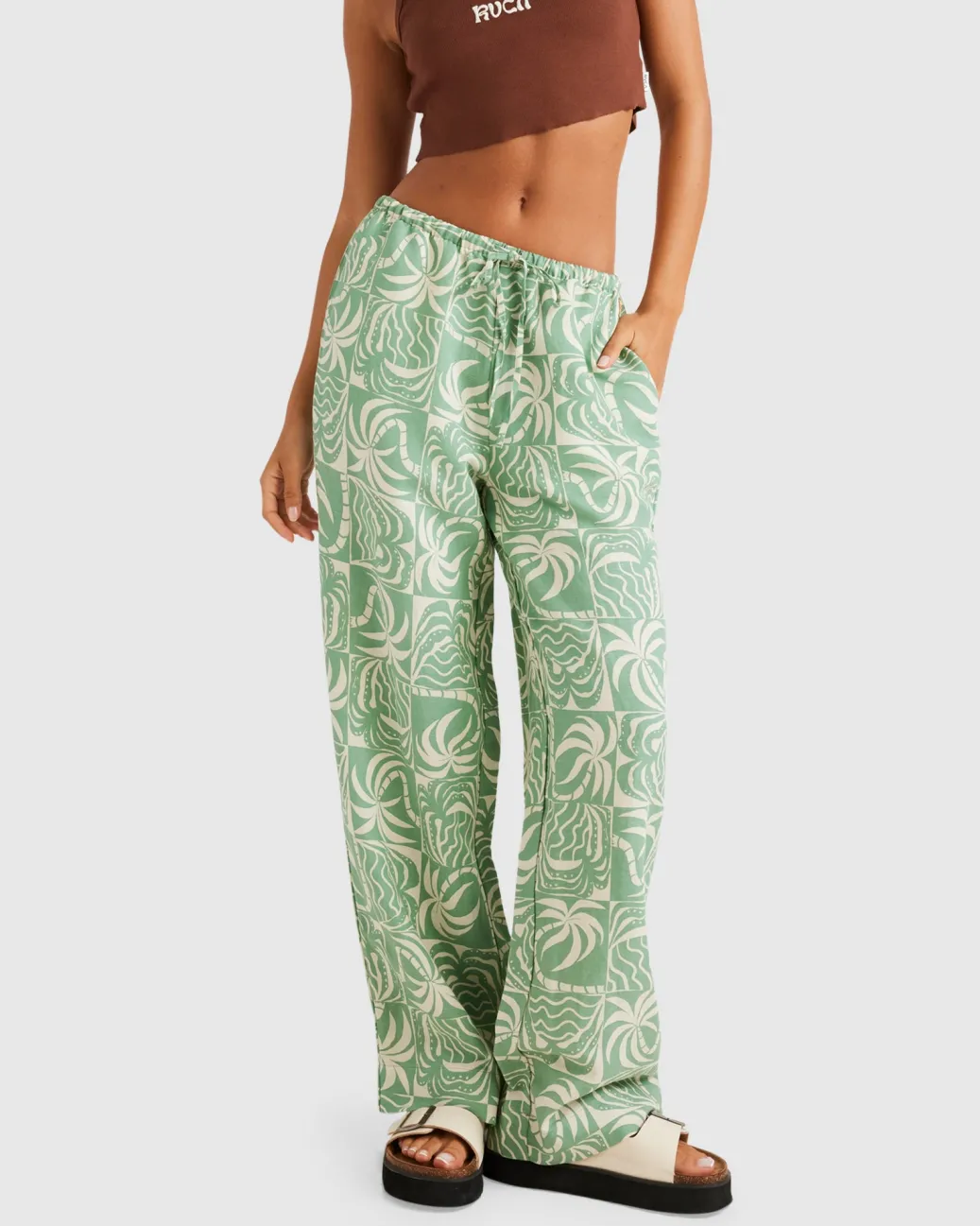 Women RVCA Pants>EXOTICA HOLIDAY PANT