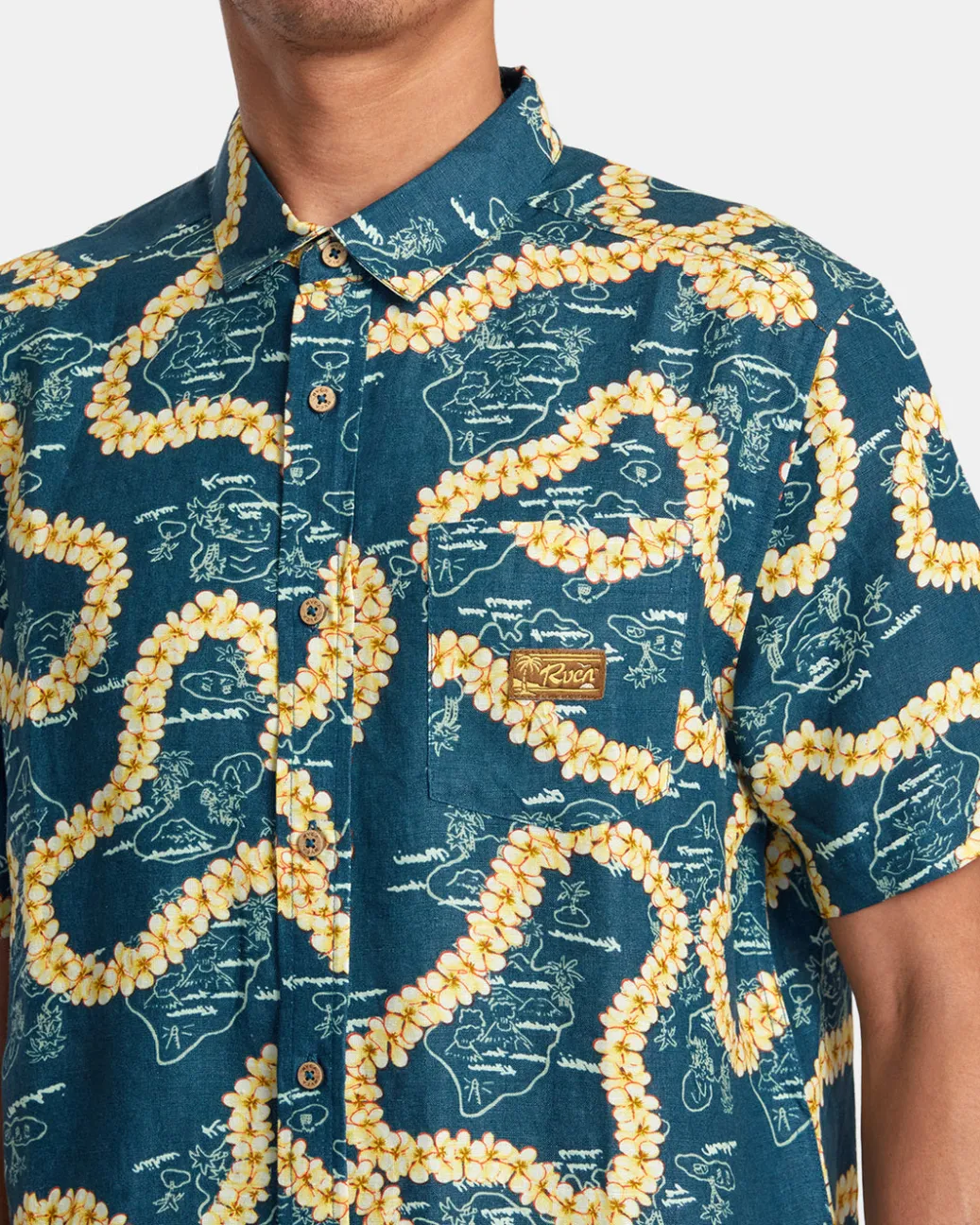 RVCA Shirts / Flannels>EXOTICA SHORT SLEEVE SHIRT