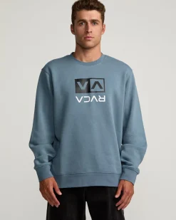 RVCA Hoodies / Sweatshirts|Shirts / Flannels>FLIPPED BOX CREW SWEATSHIRT