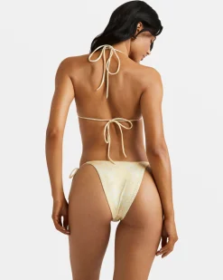 Women RVCA Bikini Tops|Bikini Tops>FLORAL COLLAGE SLIDE TRI BIKINI TOP