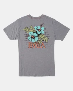 RVCA Tees / Tanks>FLORAL PARK TEE