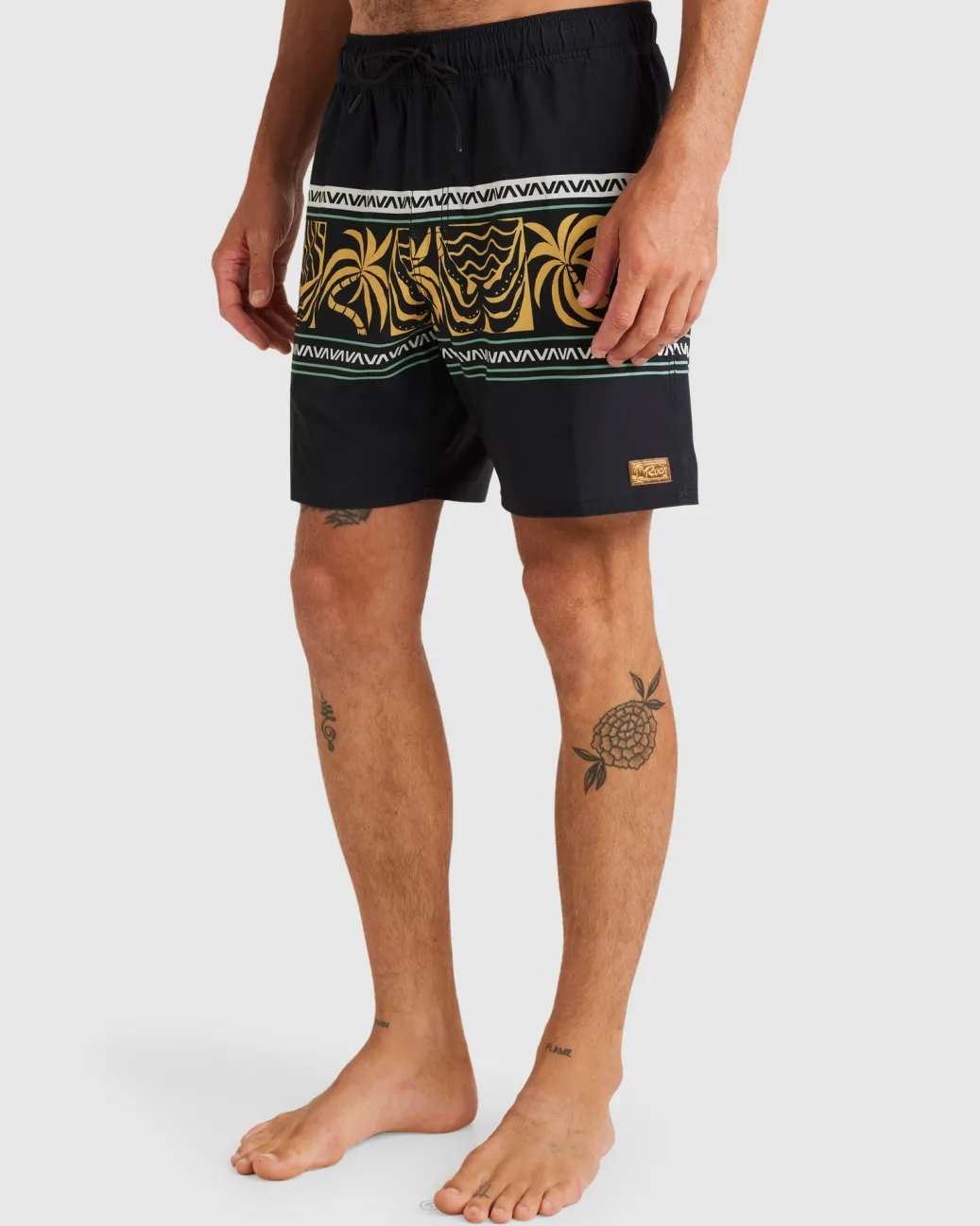 RVCA Boardshorts / Trunks|16"-17" Outseam>FRONDS DIVIDE ELASTIC