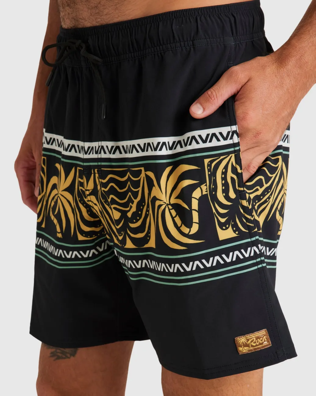 RVCA Boardshorts / Trunks|16"-17" Outseam>FRONDS DIVIDE ELASTIC