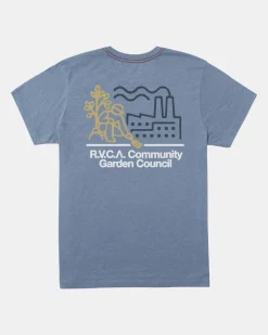 RVCA Tees / Tanks>GARDEN COUNCIL TEE