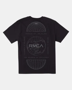 RVCA Tees / Tanks>GLOBAL DOMESTIC SHORT SLEEVE TEE