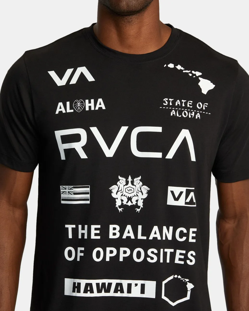 RVCA Workout Shirts|Tees / Tanks>HAWAII ALL BRAND SPORT TECH TEE