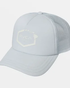 Women RVCA Hats>HAWAII HEX FOAM TRUCKER HAT