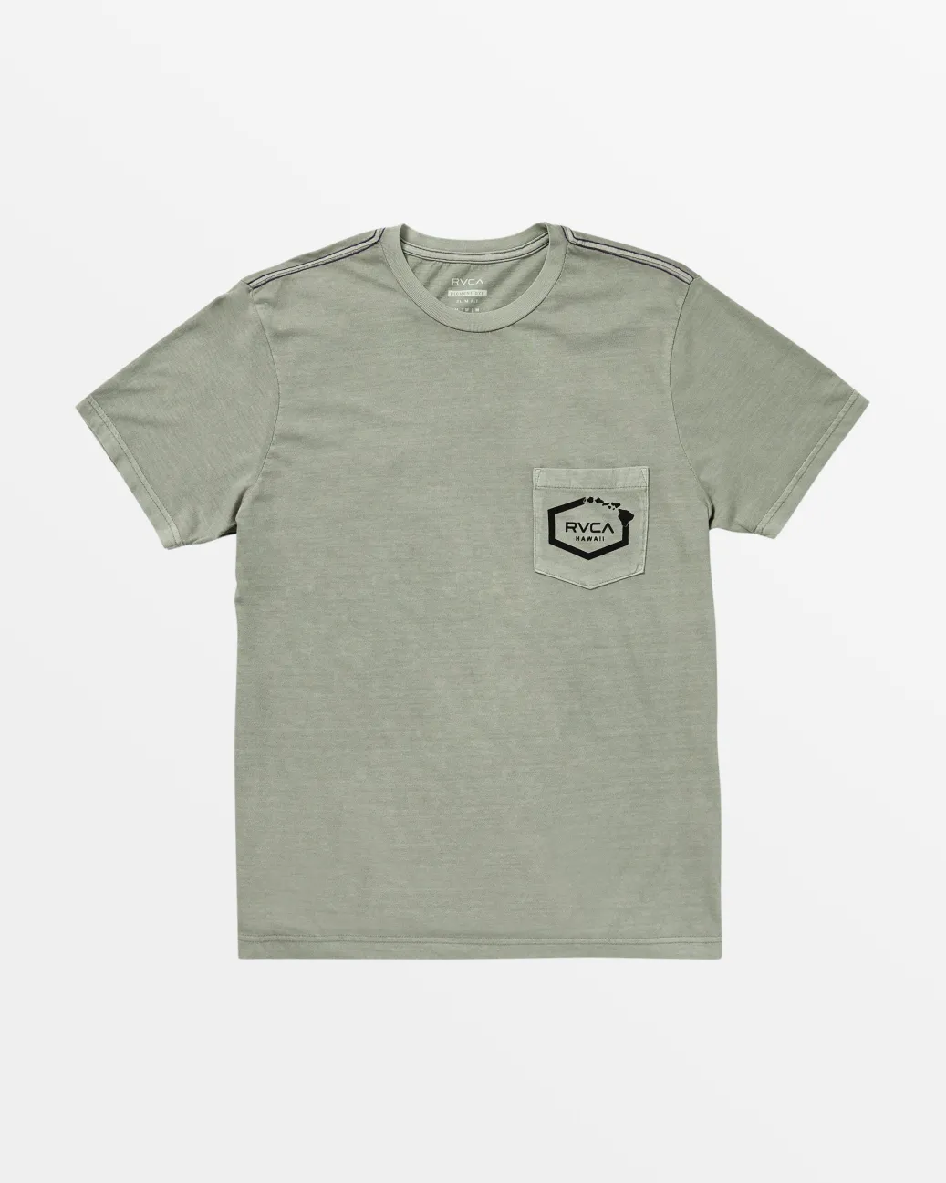 RVCA Tees / Tanks>HAWAII ISLAND HEX POCKET TEE