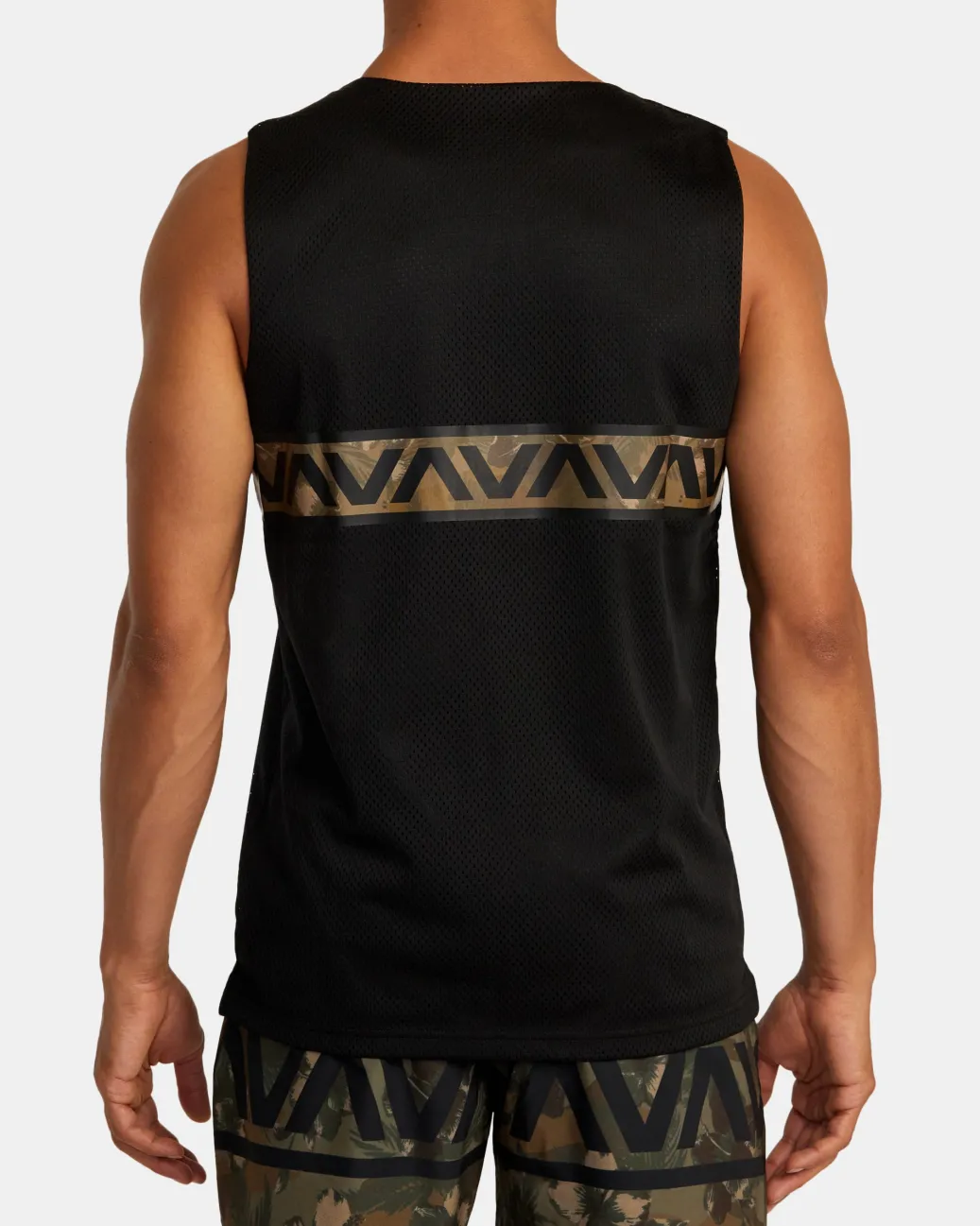 RVCA Tees / Tanks>HAWAII TARO MESH TANK TOP