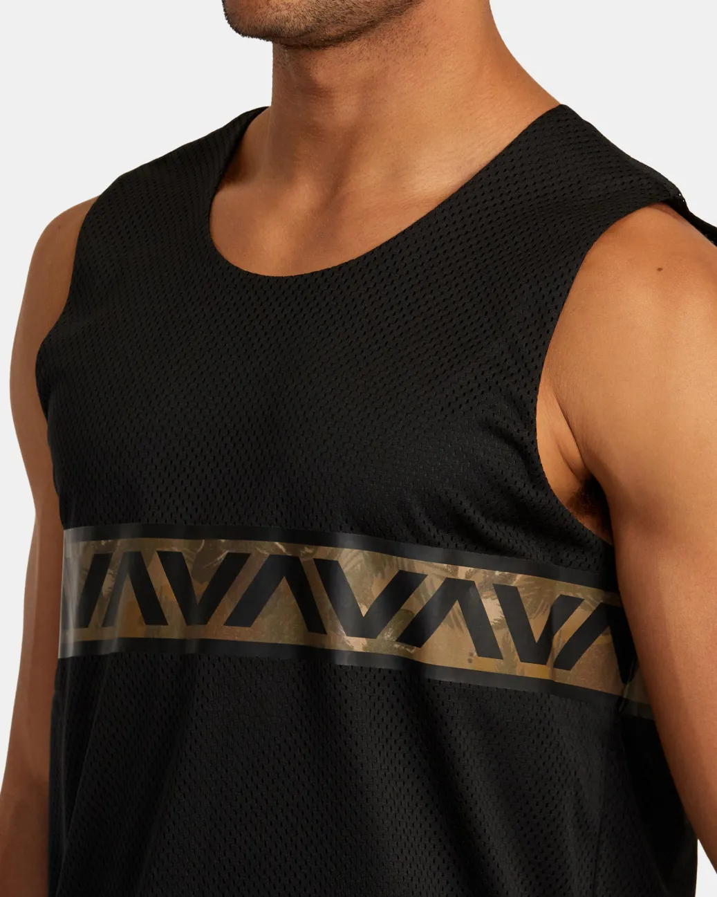 RVCA Tees / Tanks>HAWAII TARO MESH TANK TOP