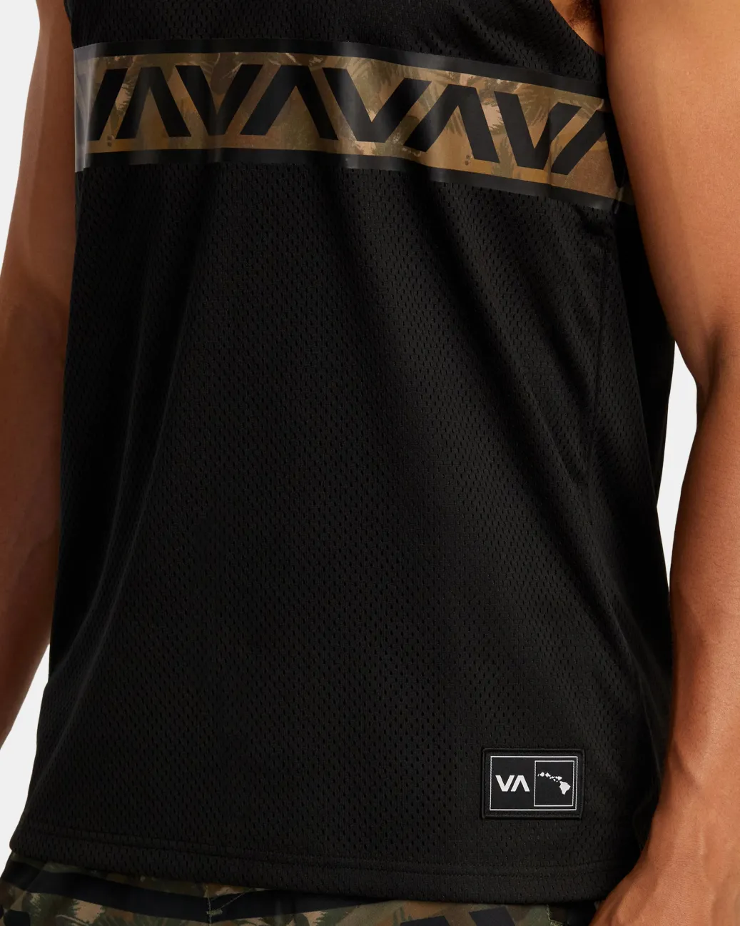 RVCA Tees / Tanks>HAWAII TARO MESH TANK TOP