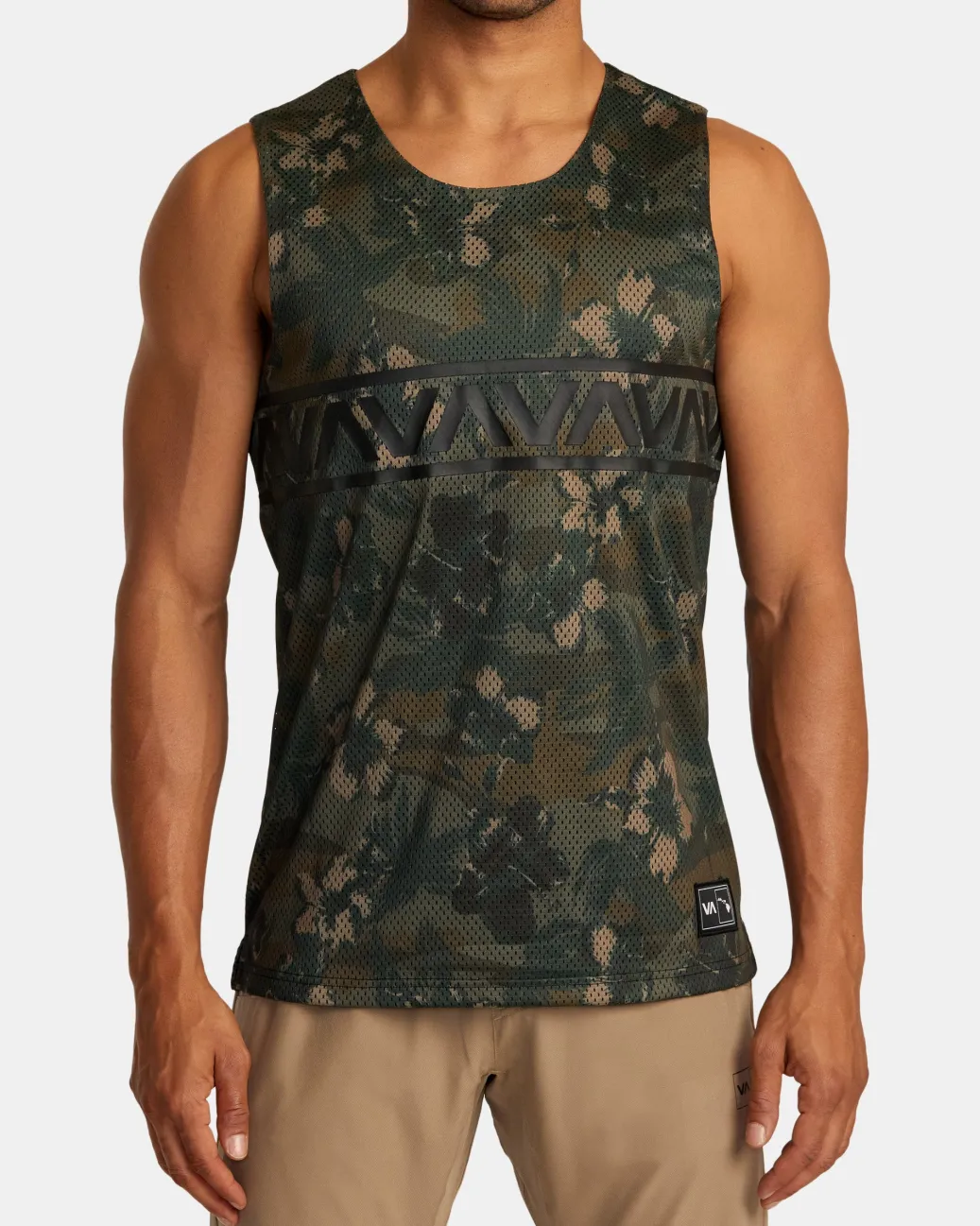 RVCA Tees / Tanks>HAWAII TARO MESH TANK TOP
