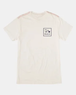 RVCA Tees / Tanks>HAWAII VA ATW PALM SHORT SLEEVE TEE