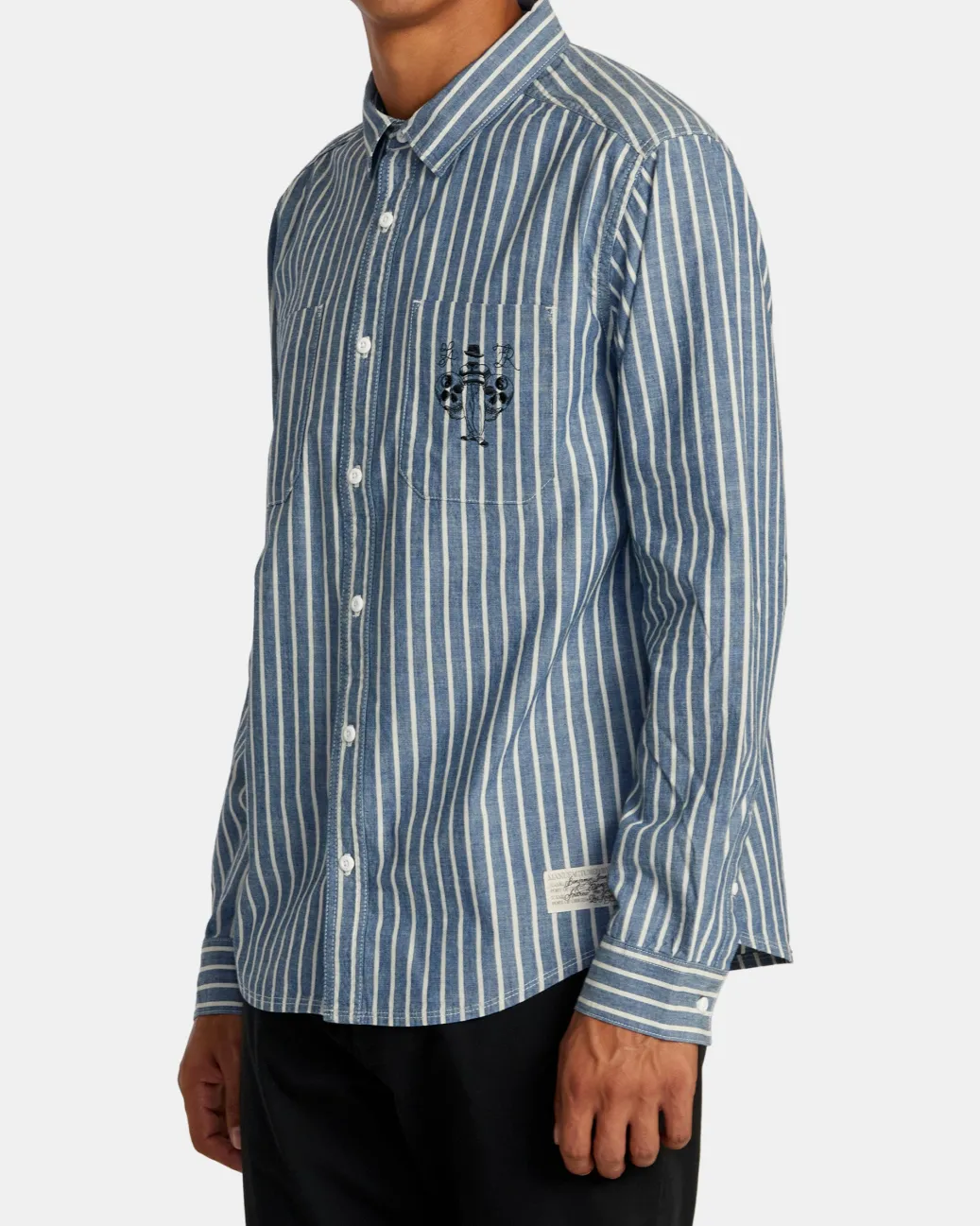 RVCA Shirts / Flannels>INVISIBLE MAN LONG SLEEVE SHIRT