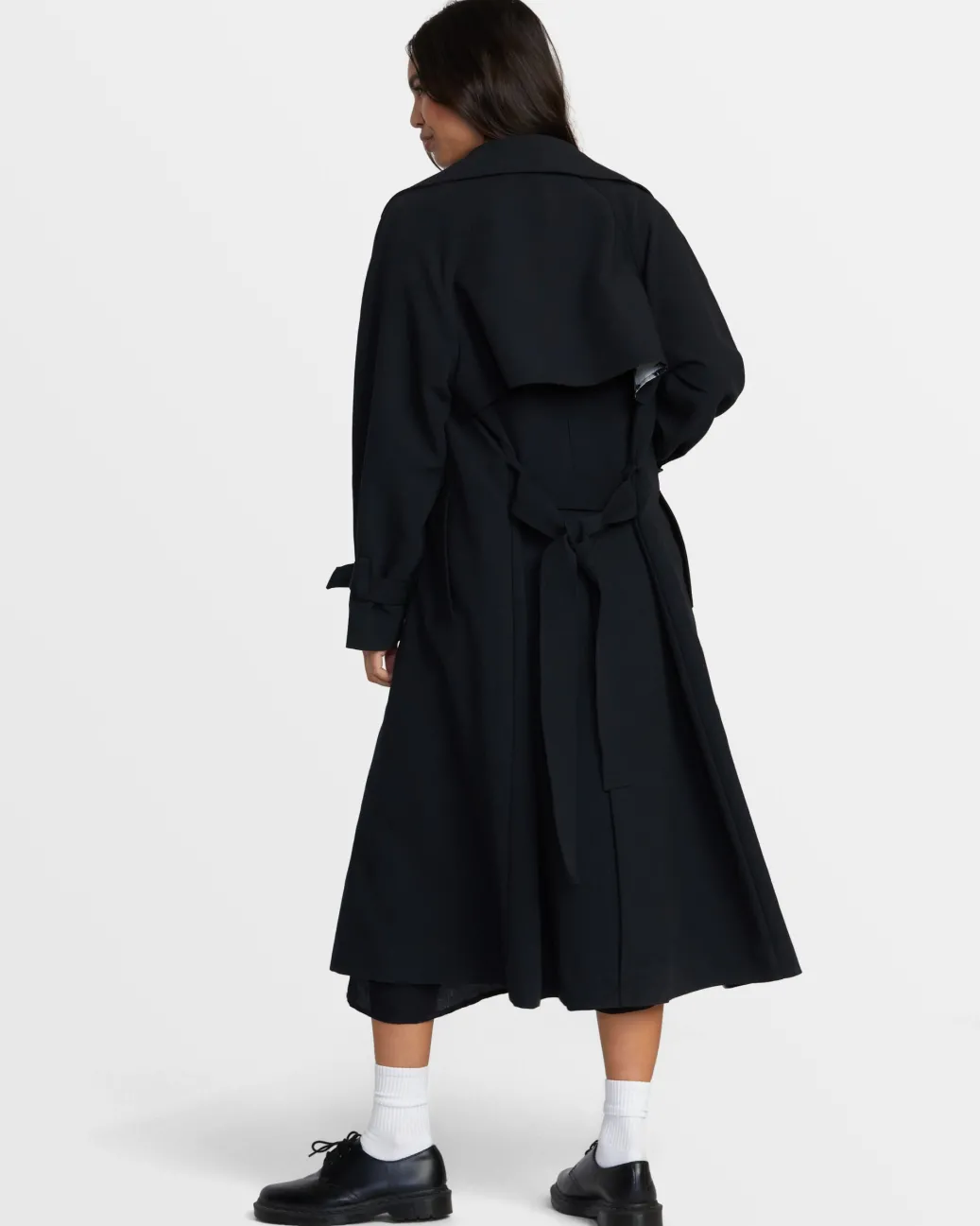 Women RVCA Jackets>INVISIBLE MAN TRENCH COAT