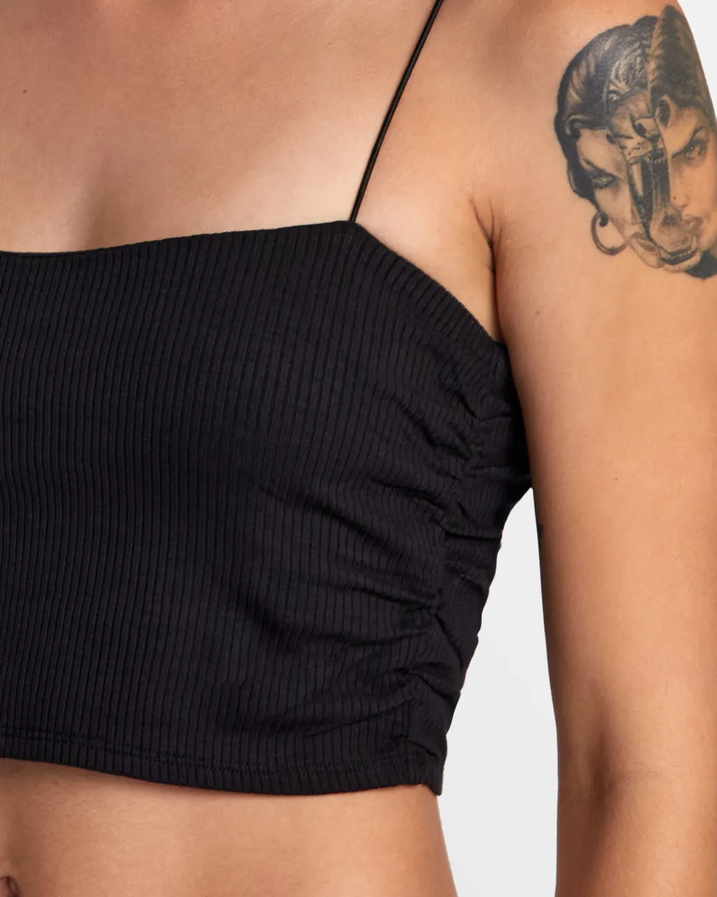 Women RVCA Tops>LEXI WIDE RIB FITTED TANK TOP