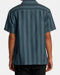RVCA Shirts / Flannels>LOVE STRIPE SHORT SLEEVE SHIRT
