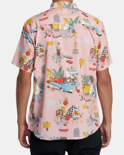 RVCA Shirts / Flannels>LUKE P SHORT SLEEVE SHIRT