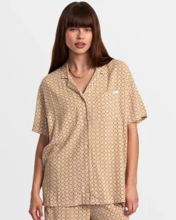 Women RVCA Cover Ups|Cover Ups>LUNA COVERUP TOP