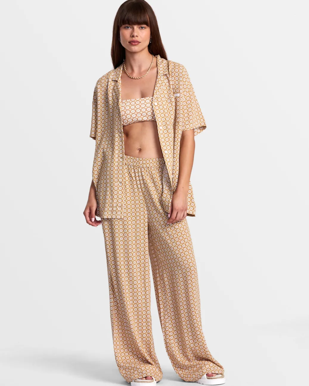 Women RVCA Cover Ups|Cover Ups>LUNA COVERUP TOP