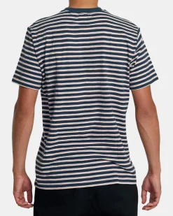 RVCA Tees / Tanks>MAGNOLIA CREW SHORT SLEEVE KNIT