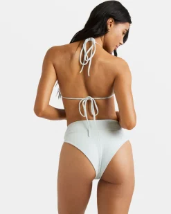 Women RVCA Bikini Bottoms|Bikini Bottoms>MAISEY HIGH RISE CHEEKY BIKINI BOTTOMS