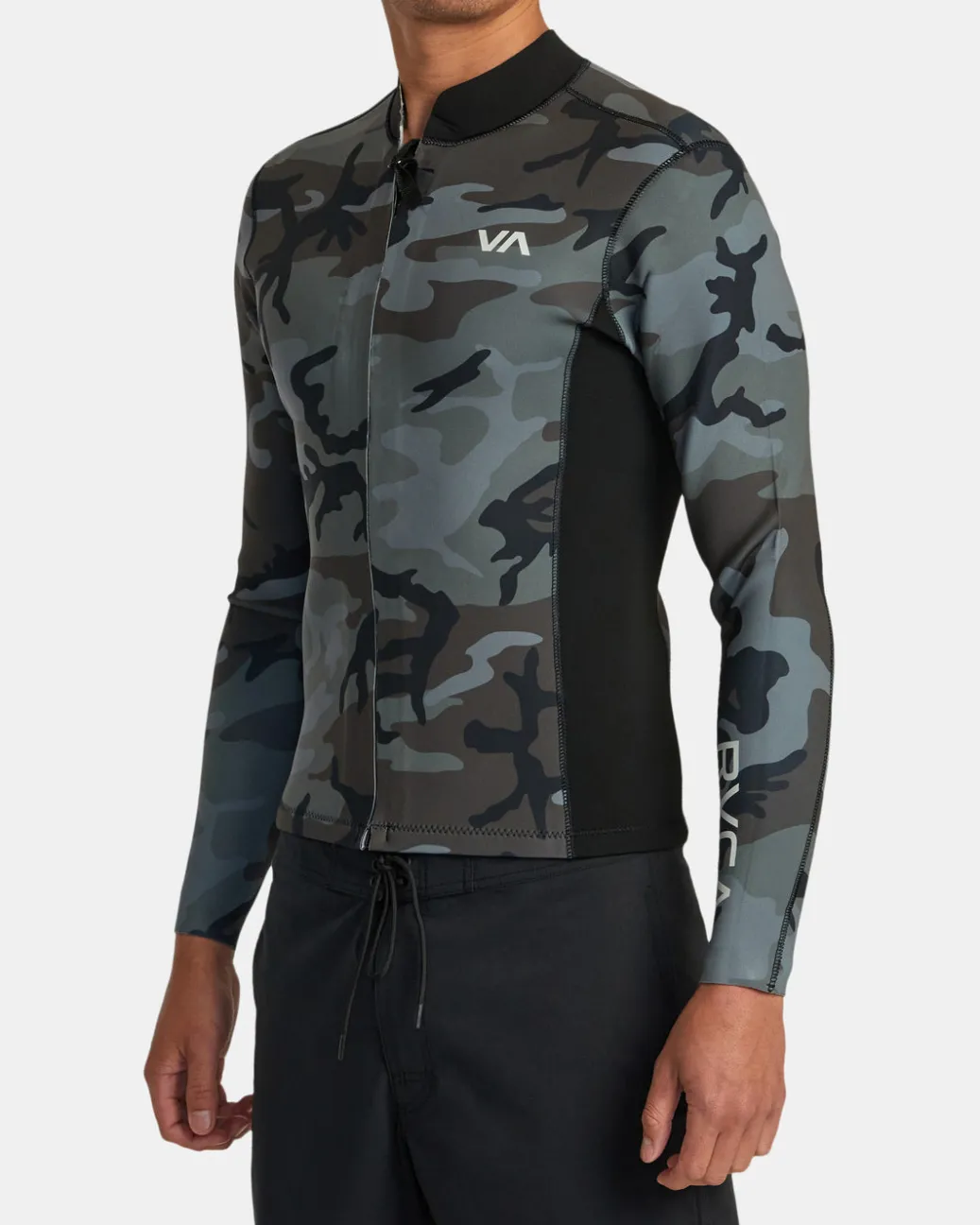 RVCA Neoprene Tops>2MM BALANCE FRONT ZIP WETSUIT JACKET
