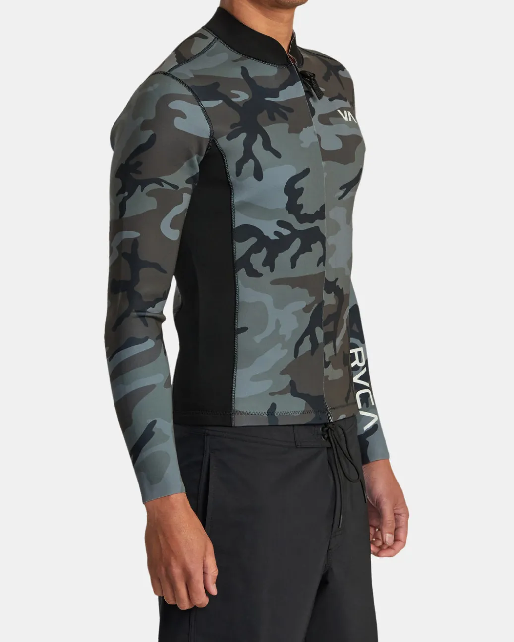 RVCA Neoprene Tops>2MM BALANCE FRONT ZIP WETSUIT JACKET