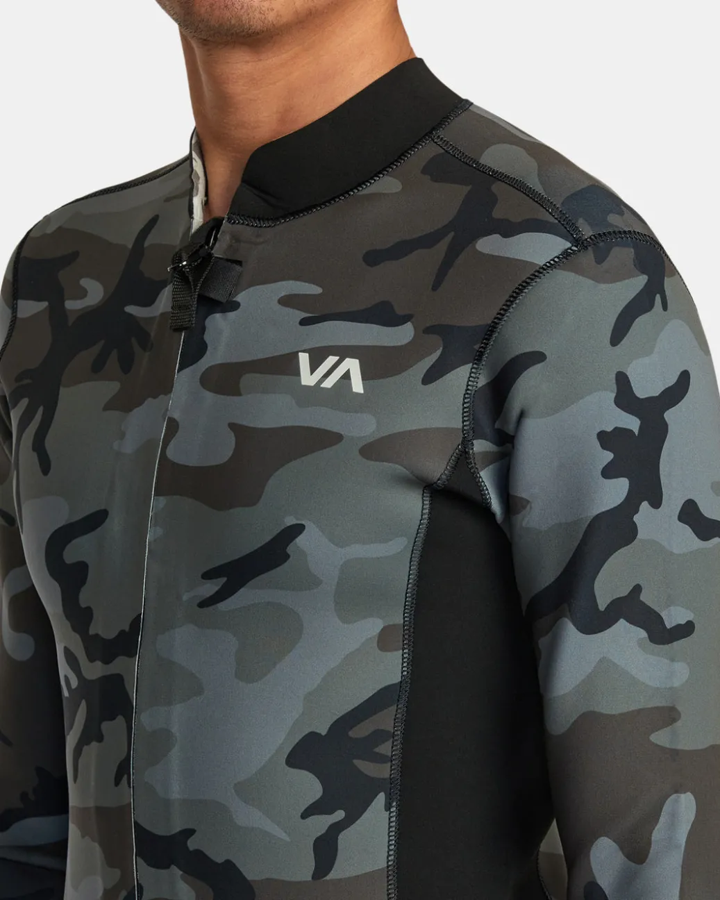 RVCA Neoprene Tops>2MM BALANCE FRONT ZIP WETSUIT JACKET
