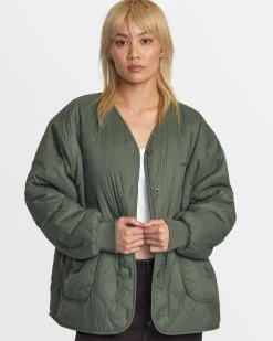 Women RVCA Jackets>NON NEGOTIABLE REVERSIBLE JACKET