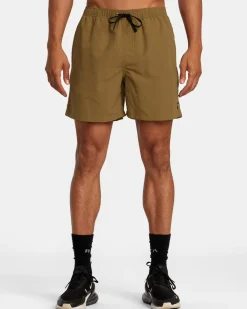 RVCA Compression Clothing|Shorts / Hybrids>OUTSIDER BASECAMP 16" TRAINING SHORTS
