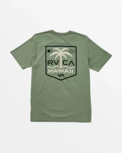 RVCA Tees / Tanks>PALM SHIELD TEE