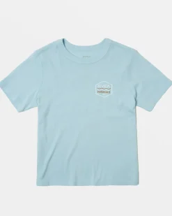 Women RVCA Tees / Tanks>PALM SHIELD TEE