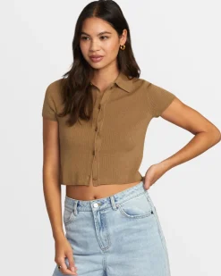 Women RVCA Sweaters>PAST DUE SWEATER