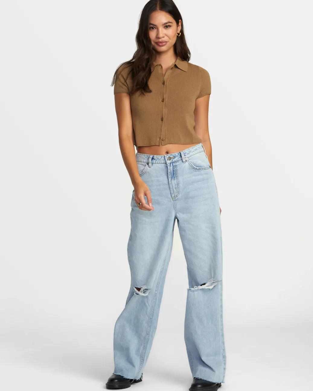 Women RVCA Sweaters>PAST DUE SWEATER