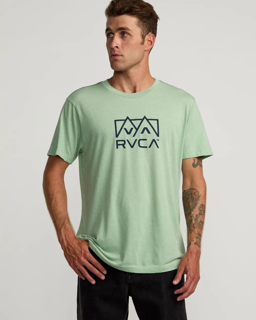 RVCA Tees / Tanks>PEAKS TEE