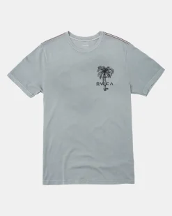 RVCA Tees / Tanks>POMMIER PALMS TEE