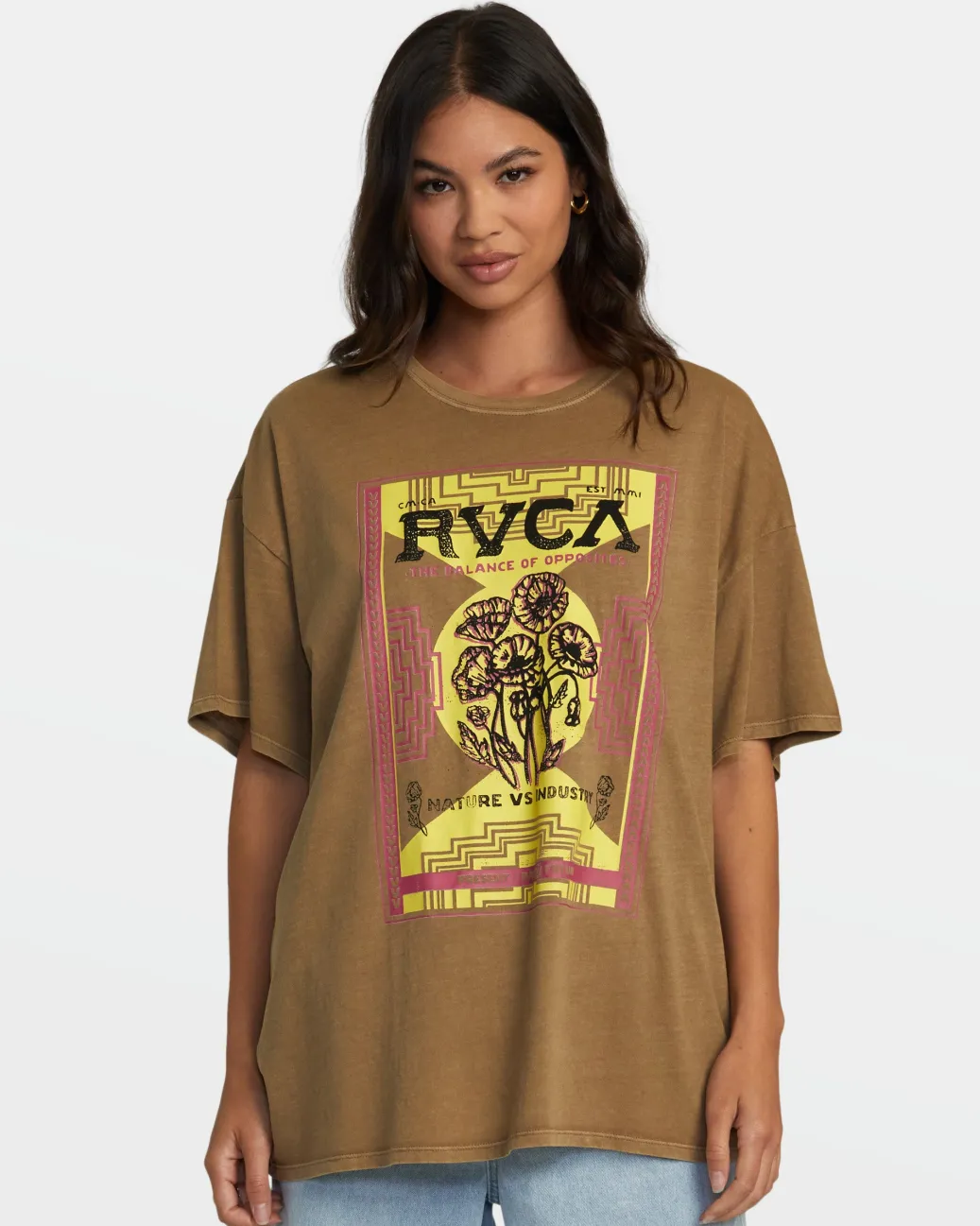 Women RVCA Tees / Tanks>POPPIES CONCERT TEE