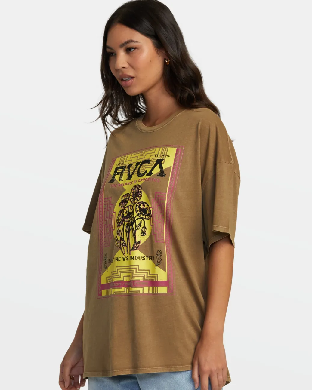 Women RVCA Tees / Tanks>POPPIES CONCERT TEE