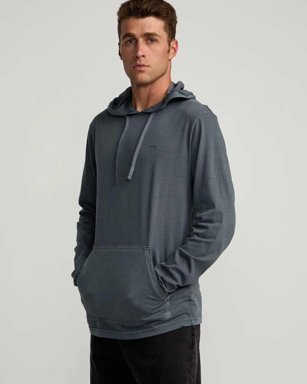 RVCA Hoodies / Sweatshirts>PTC PIGMENT HOODED LONG SLEEVE TEE