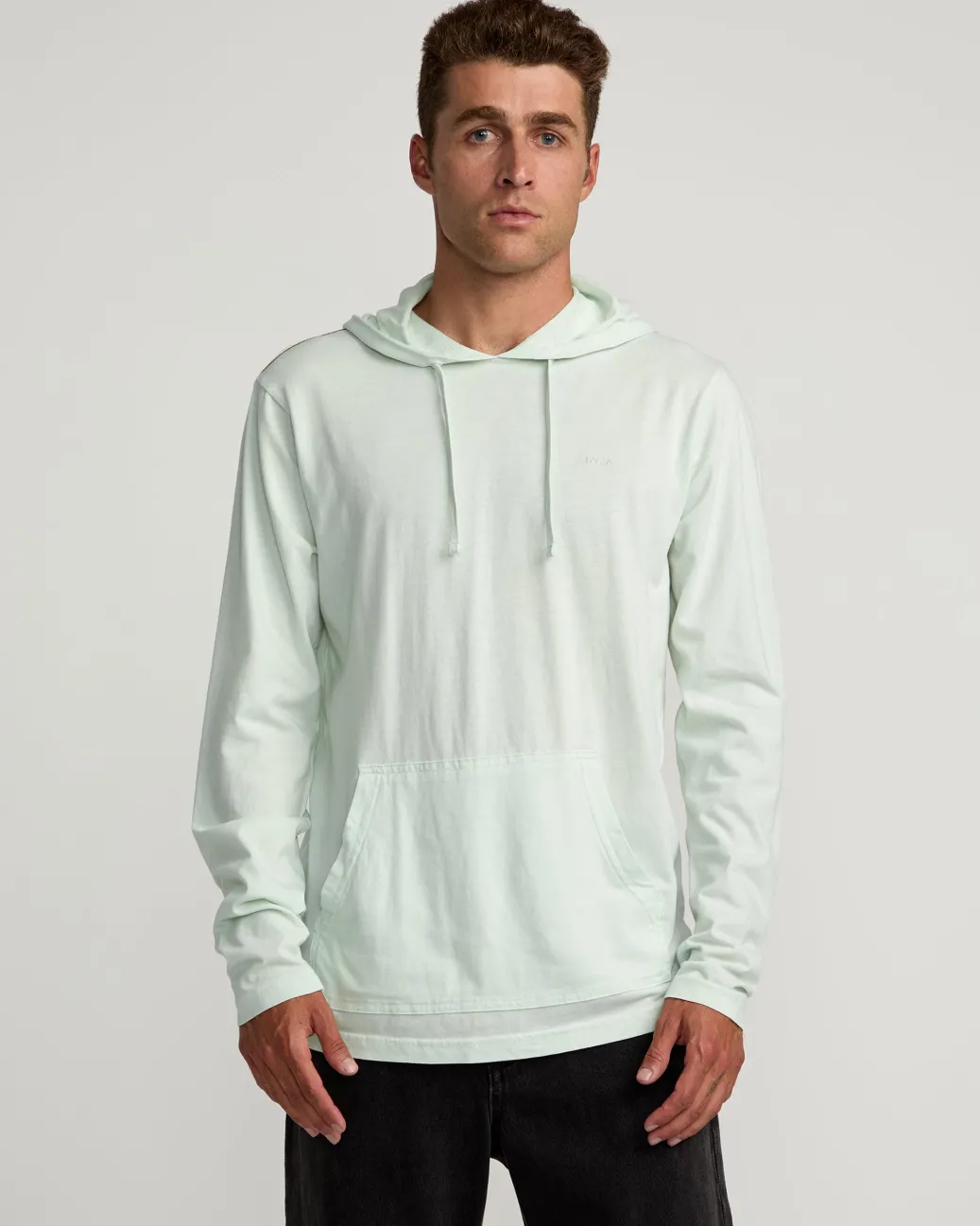 RVCA Hoodies / Sweatshirts>PTC PIGMENT HOODED LONG SLEEVE TEE