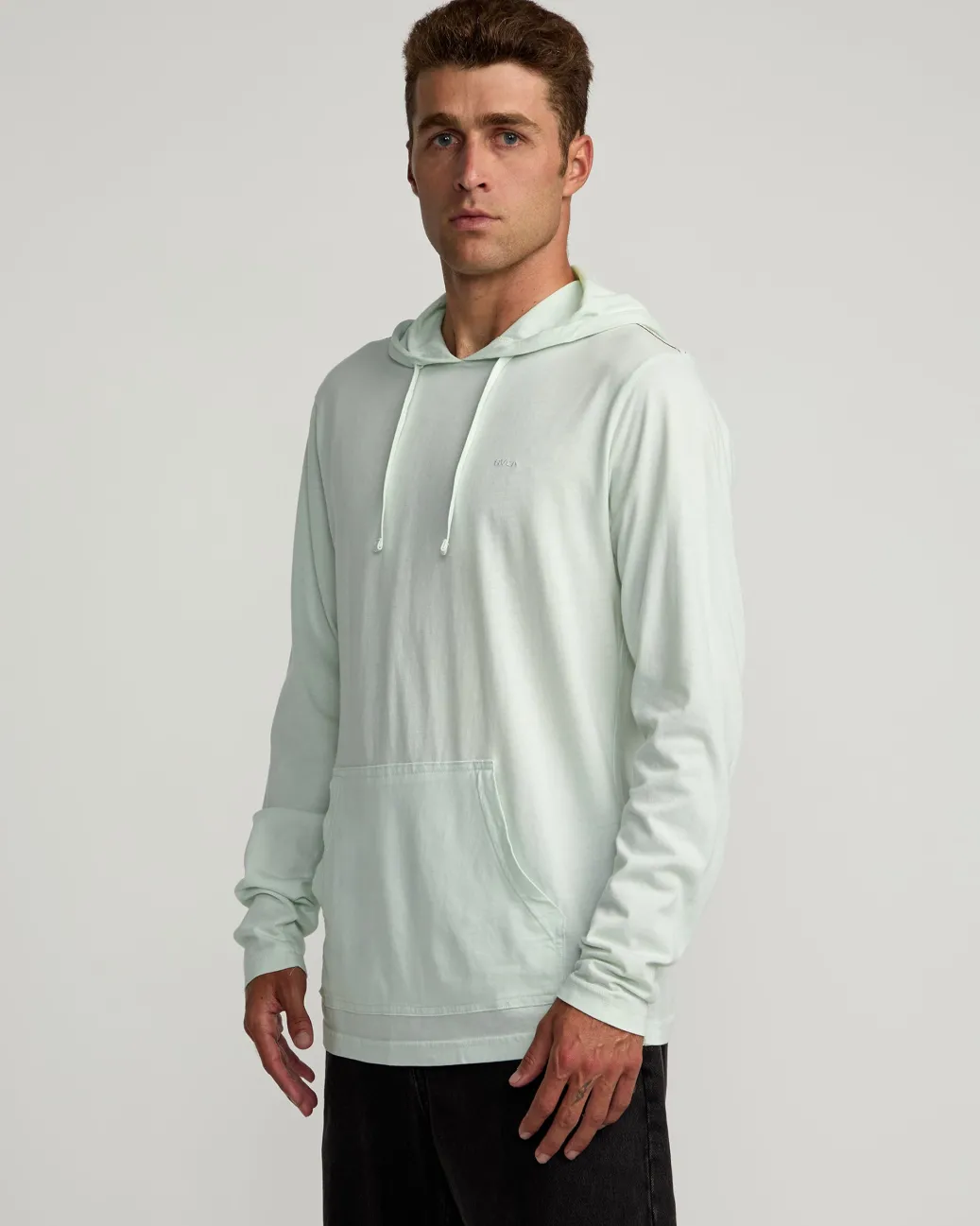 RVCA Hoodies / Sweatshirts>PTC PIGMENT HOODED LONG SLEEVE TEE