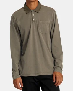 RVCA Shirts / Flannels>PTC POLO II LONG SLEEVE SHIRT