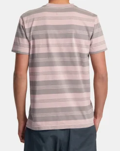 RVCA Tees / Tanks>PTC STRIPE SHORT SLEEVE KNIT