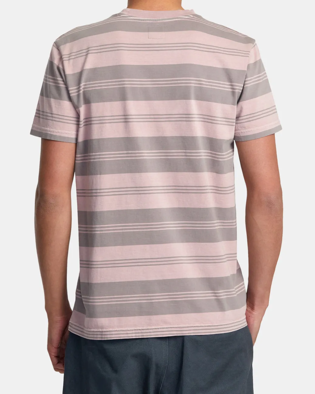 RVCA Tees / Tanks>PTC STRIPE SHORT SLEEVE KNIT