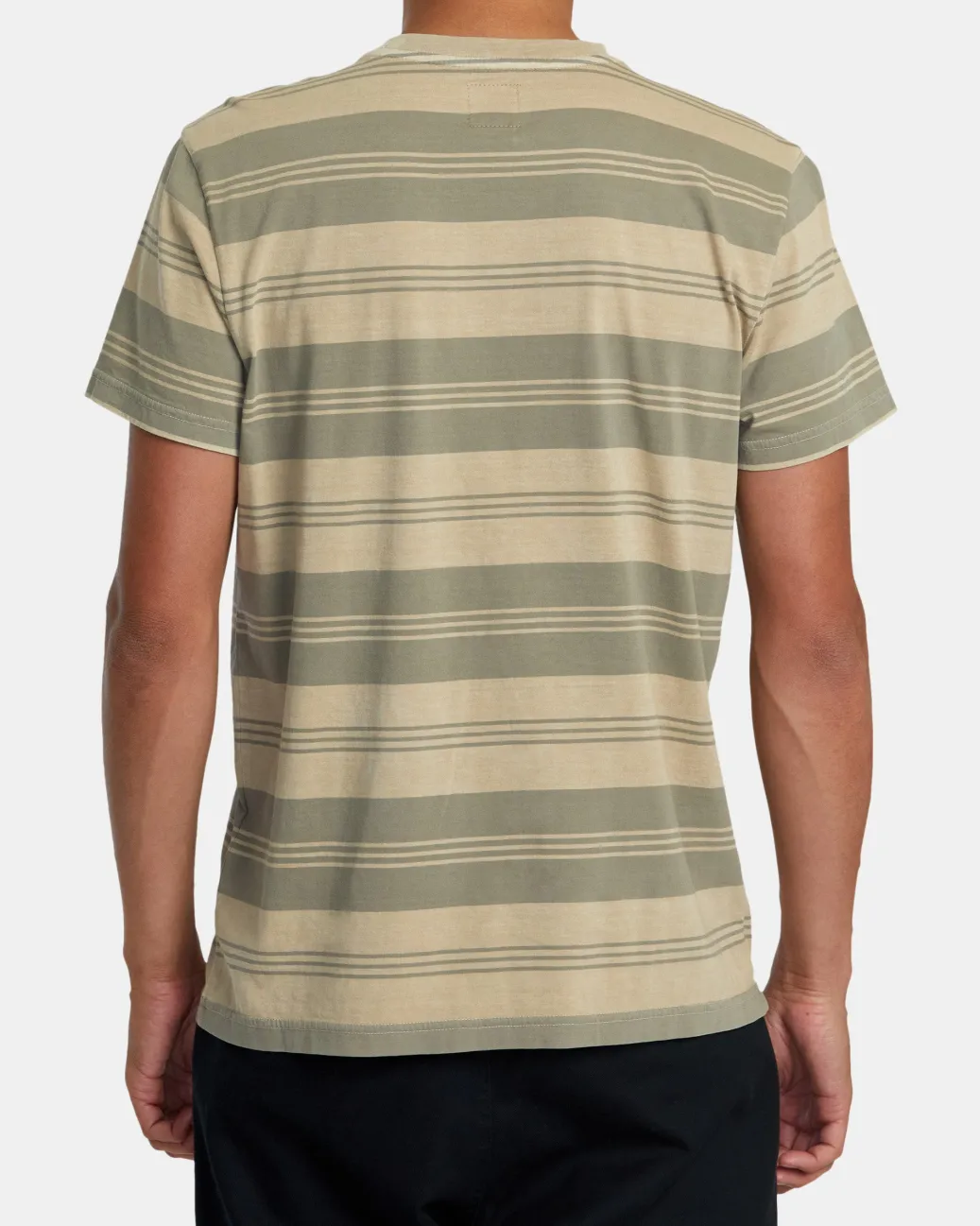 RVCA Tees / Tanks>PTC STRIPE SHORT SLEEVE KNIT