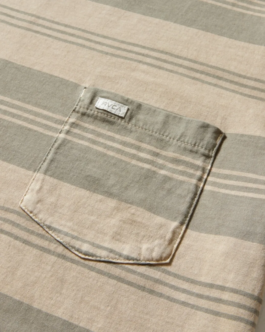 RVCA Tees / Tanks>PTC STRIPE SHORT SLEEVE KNIT