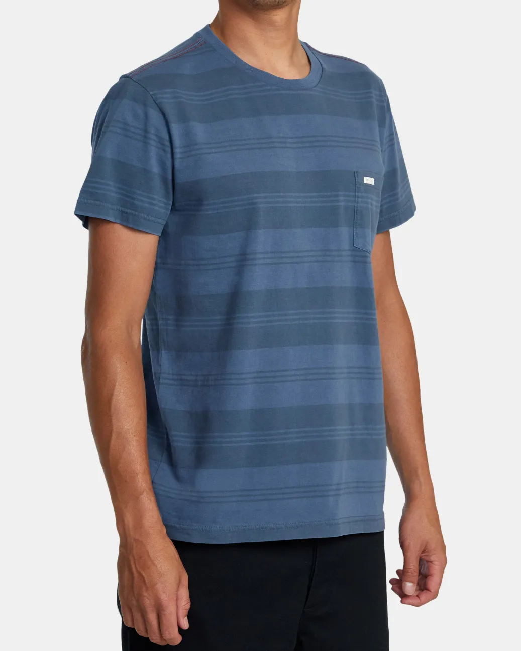 RVCA Tees / Tanks>PTC STRIPE SHORT SLEEVE KNIT