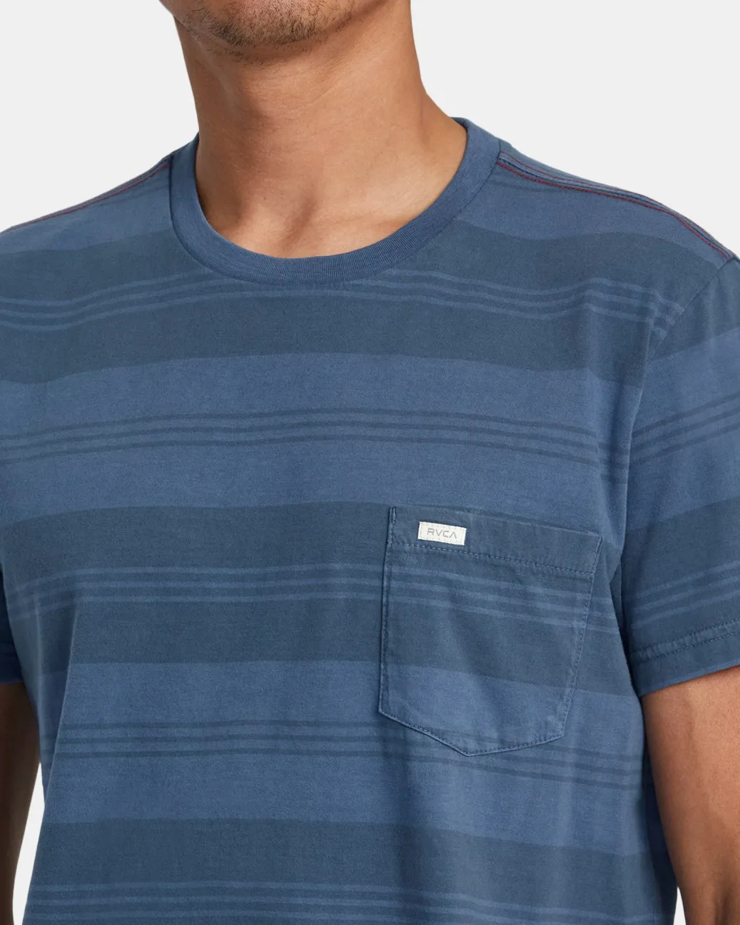 RVCA Tees / Tanks>PTC STRIPE SHORT SLEEVE KNIT