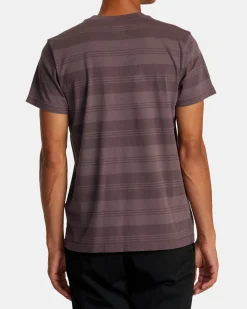 RVCA Tees / Tanks>PTC STRIPE SHORT SLEEVE KNIT